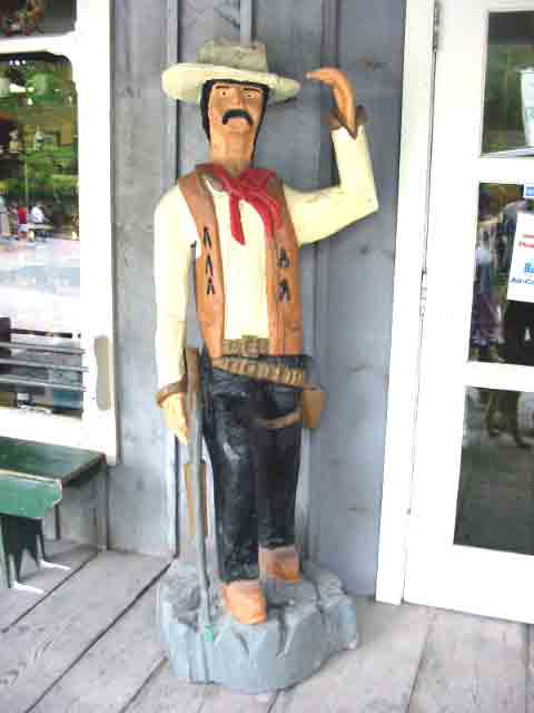 Carved Cowboy